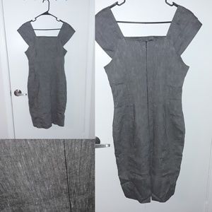 ASOS Sheath Dress Heather Grey